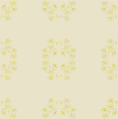 Image showing Seamless floral background. Repeat many times. Vector illustrati