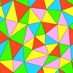 Image showing abstract colored geometric background