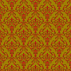Image showing Seamless wallpaper pattern 