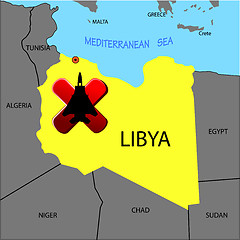 Image showing Prohibition of flights over Libya