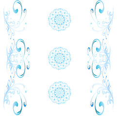 Image showing Vector eps10. A monophonic background of wallpaper 