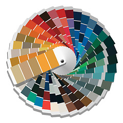 Image showing Color palette guide. 