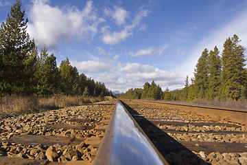 Image showing Mountain rails