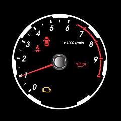 Image showing tachometer car
