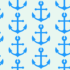 Image showing seamless wallpaper with sea anchors