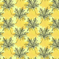 Image showing Seamless wallpaper pattern 