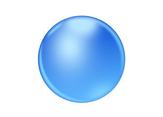 Image showing blue icon on white background