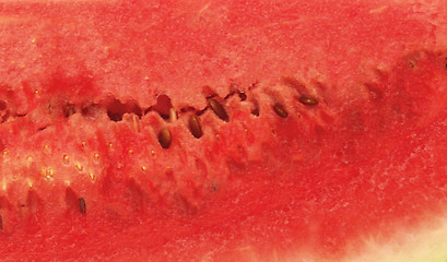 Image showing detailed closeup of watermelon