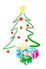 Image showing Christmas Tree Illustration