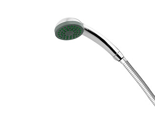 Image showing Metallic shower for your enjoy bathing and relaxing