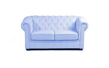 Image showing blue sofa