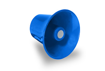 Image showing blue megaphone