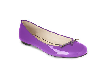 Image showing sexy purple shoes