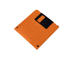 Image showing magnetic disk for a computer