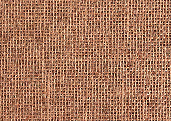 Image showing Texture old canvas fabric as background