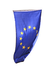 Image showing Flag of Europe isolated over white background