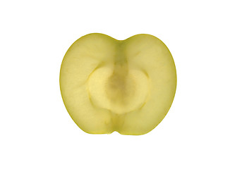 Image showing half of apple