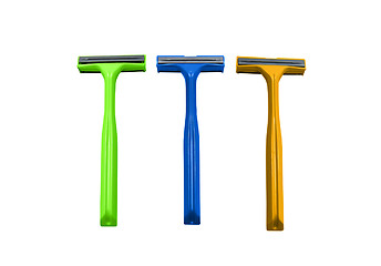 Image showing razors isolated on a white background.