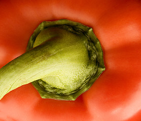 Image showing Red paprika close up , background