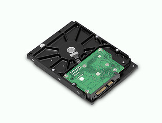 Image showing open hard drive unit from above