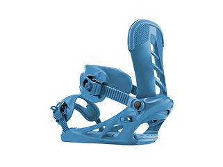 Image showing plastic fixator for snowboard's foot