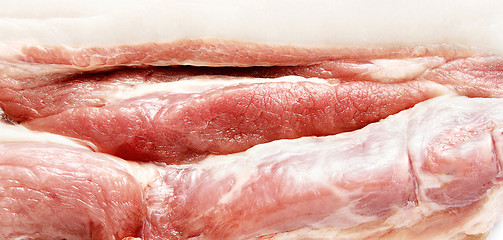 Image showing Close-up fresh natural meat background