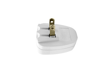 Image showing A Power Adaptor on White Background