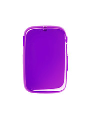 Image showing purple device isolated on a white background