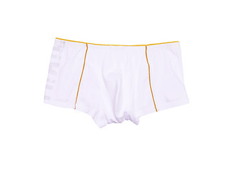 Image showing white men's briefs isolated on a white background