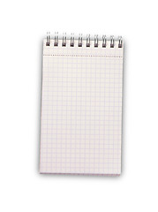 Image showing Spiral bound note pad