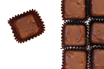Image showing chocolate squares