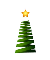 Image showing Christam tree with star