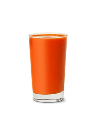 Image showing tomato juice glass isolated on white background