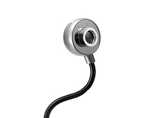 Image showing Web camera close-up isolated on a white background