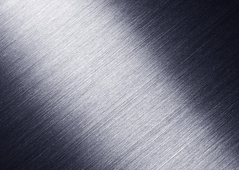 Image showing Metal plate steel background.