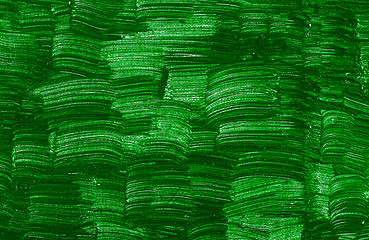 Image showing green oil paint abstract background