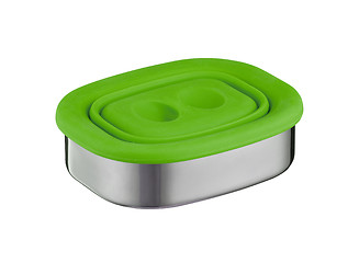 Image showing metal food container