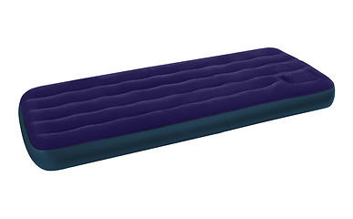 Image showing The nice and soft air bed for camping and outdoor picnic