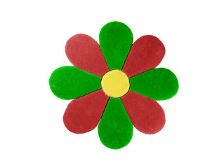 Image showing carpet in the form of a flower