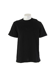 Image showing Black T-shirt isolated