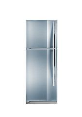 Image showing clipping path of the double door freezer