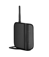 Image showing Wireless router in isolated white background