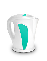 Image showing Steel electric kettle isolated