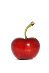 Image showing A ripe, juicy cherry