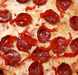 Image showing pepperoni pizza