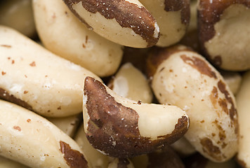 Image showing Extreme close-up image of peanuts, background image