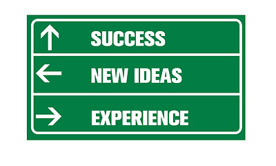 Image showing Success ,new ideas, experience or road sign