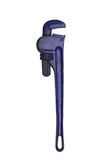 Image showing violet  monkey wrench used for plumbing