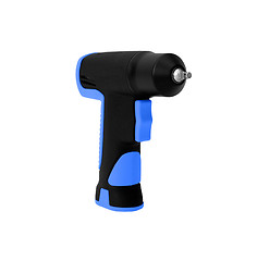 Image showing electric screwdriver isolated