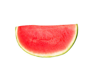 Image showing slice of watermelon, isolated on white